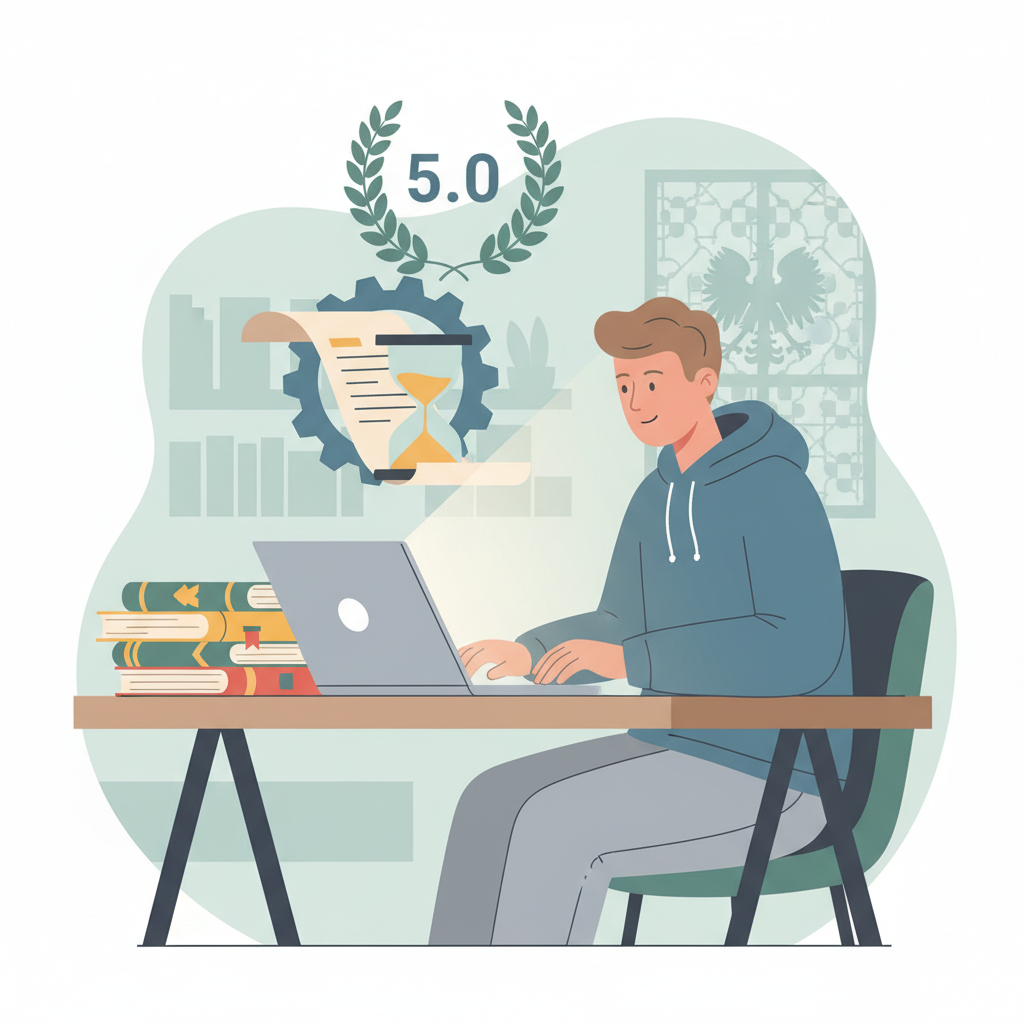 Szybkie pisanie prac zaliczeniowych – jak dostać 5.0 w jeden wieczór?